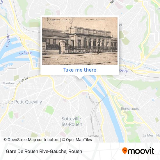 Gare De Rouen Rive-Gauche map