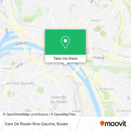 Gare De Rouen Rive-Gauche map