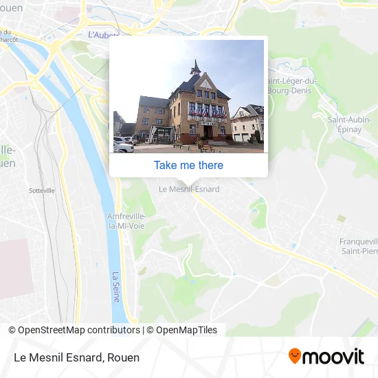 Le Mesnil Esnard map
