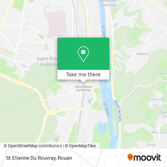 Mapa St Etienne Du Rouvray