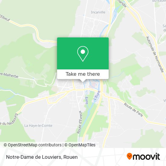 Mapa Notre-Dame de Louviers