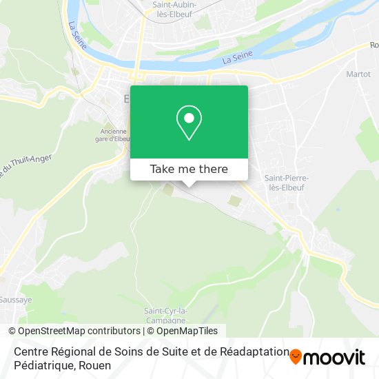 Centre Régional de Soins de Suite et de Réadaptation Pédiatrique map