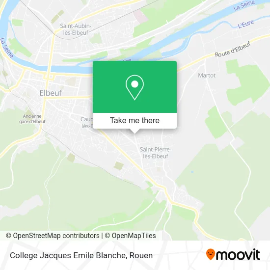 College Jacques Emile Blanche map