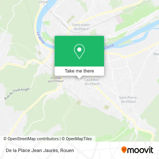 De la Place Jean Jaurès map