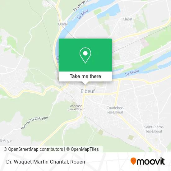 Dr. Waquet-Martin Chantal map