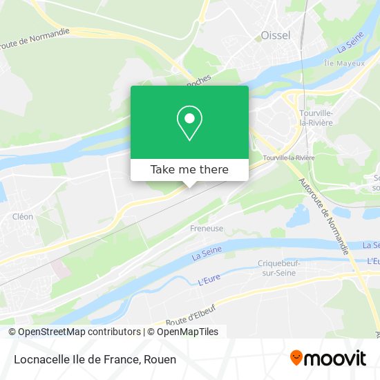 Locnacelle Ile de France map