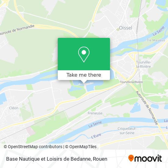 Base Nautique et Loisirs de Bedanne map