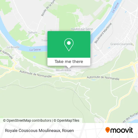 Royale Couscous Moulineaux map