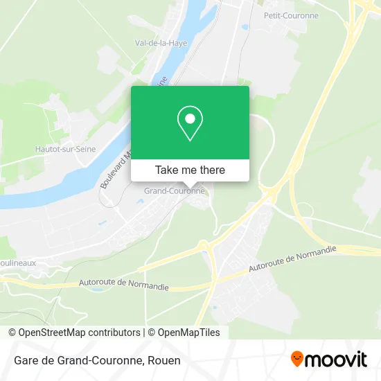 Gare de Grand-Couronne map