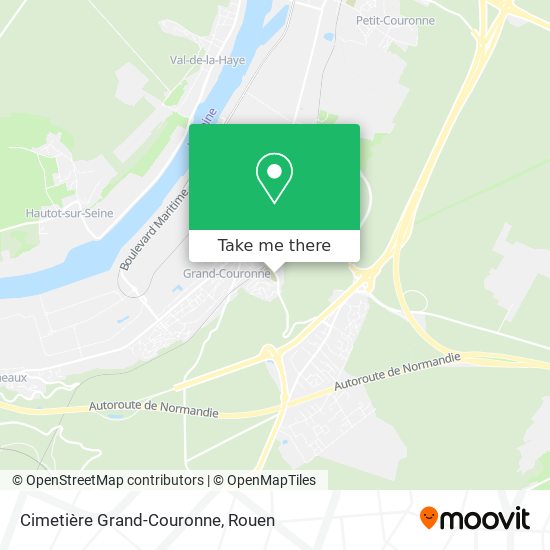 Mapa Cimetière Grand-Couronne