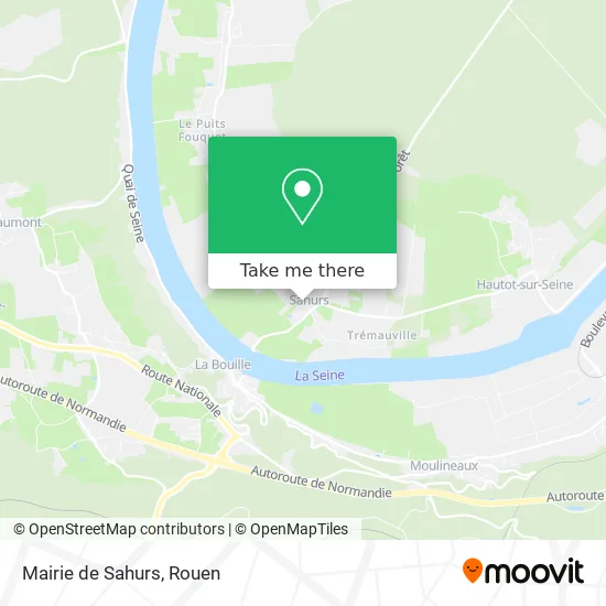 Mairie de Sahurs map