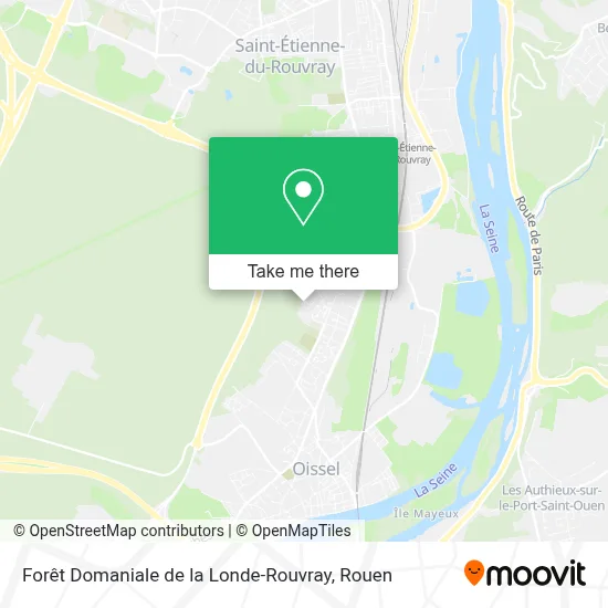Forêt Domaniale de la Londe-Rouvray map