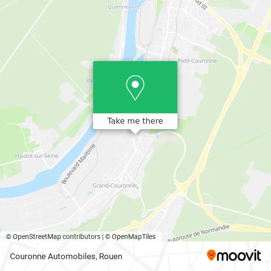 Couronne Automobiles map