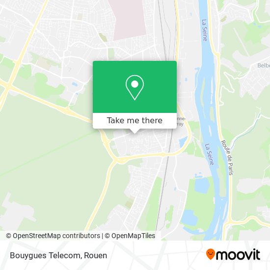 Mapa Bouygues Telecom