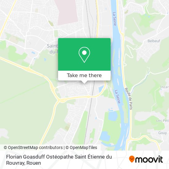 Florian Goasduff Ostéopathe Saint Étienne du Rouvray map