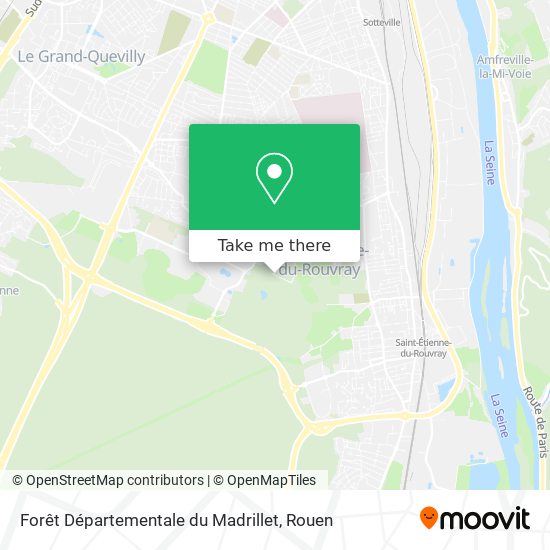 Mapa Forêt Départementale du Madrillet