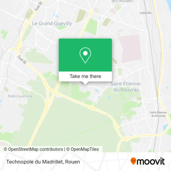 Technopole du Madrillet map