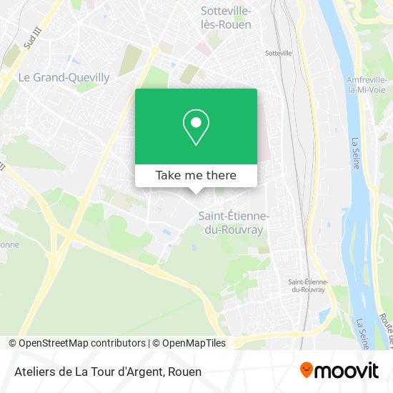 Ateliers de La Tour d'Argent map