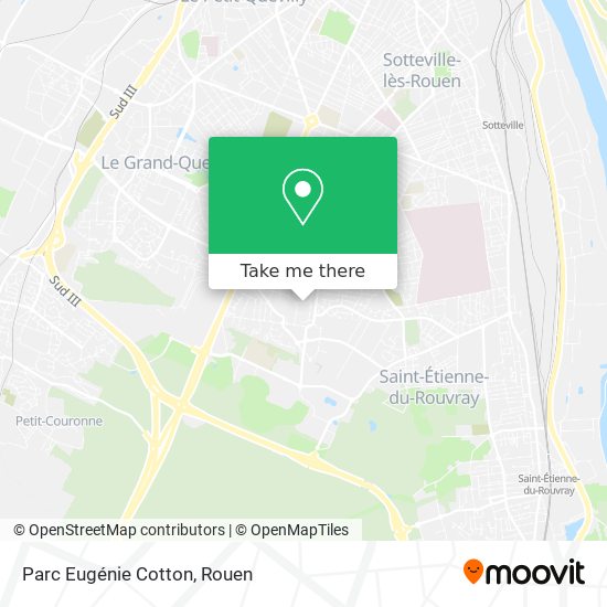 Parc Eugénie Cotton map