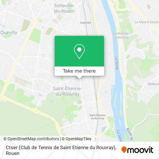 Ctser (Club de Tennis de Saint Etienne du Rouvray) map