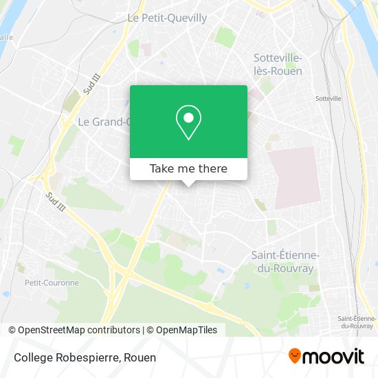 Mapa College Robespierre