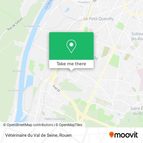 Mapa Vétérinaire du Val de Seine