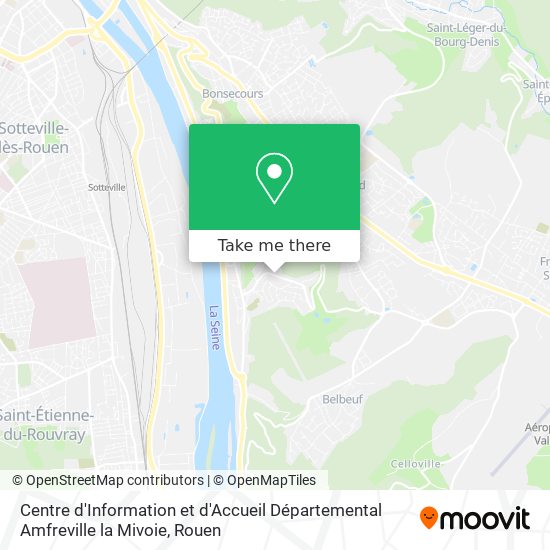 Centre d'Information et d'Accueil Départemental Amfreville la Mivoie map