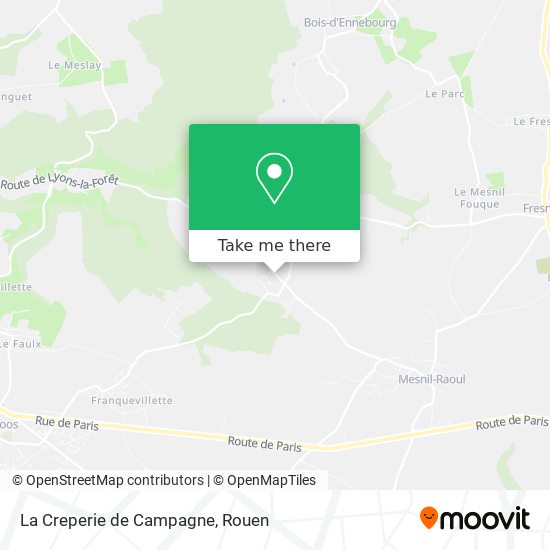 La Creperie de Campagne map