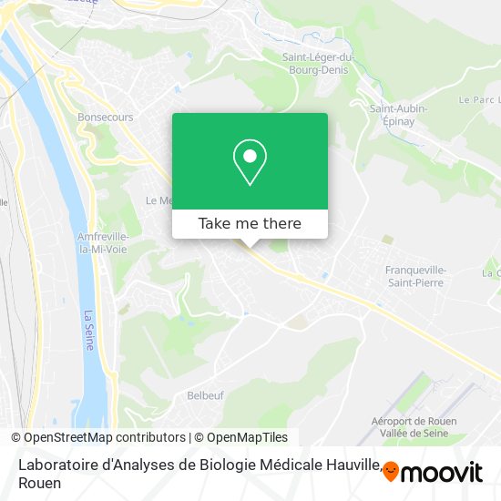 Laboratoire d'Analyses de Biologie Médicale Hauville map