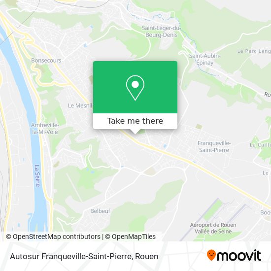 Autosur Franqueville-Saint-Pierre map