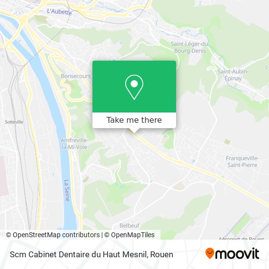 Scm Cabinet Dentaire du Haut Mesnil map