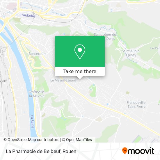 La Pharmacie de Belbeuf map