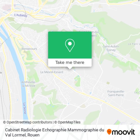 Mapa Cabinet Radiologie Echographie Mammographie du Val Lormel