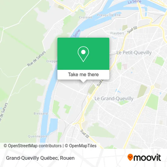 Grand-Quevilly Québec map