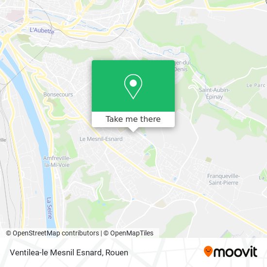 Mapa Ventilea-le Mesnil Esnard