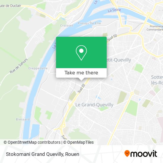 Stokomani Grand Quevilly map