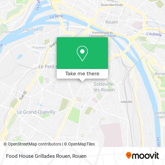 Food House Grillades Rouen map