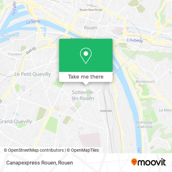 Canapexpress Rouen map
