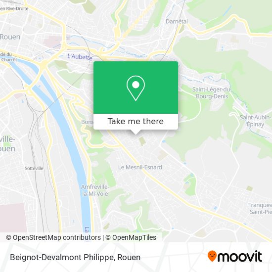 Mapa Beignot-Devalmont Philippe