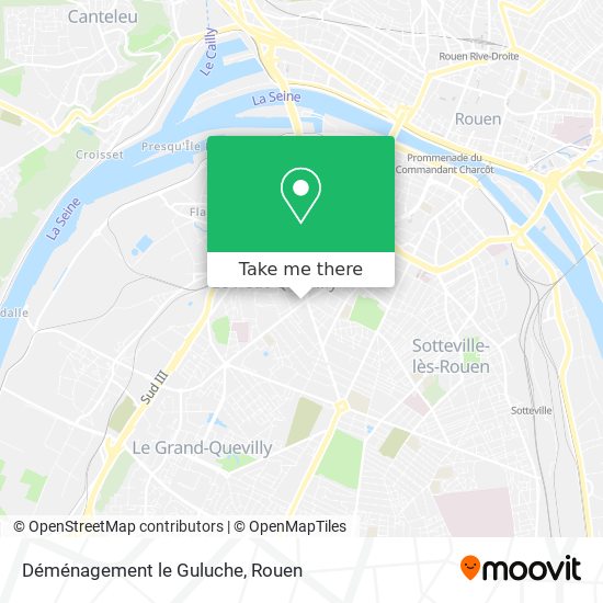 Déménagement le Guluche map