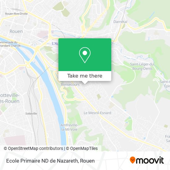 Mapa Ecole Primaire ND de Nazareth