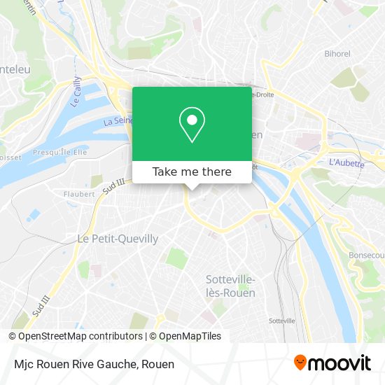 Mjc Rouen Rive Gauche map