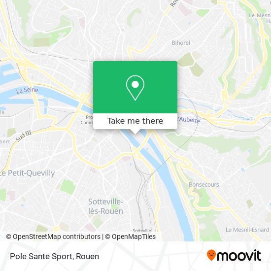 Pole Sante Sport map
