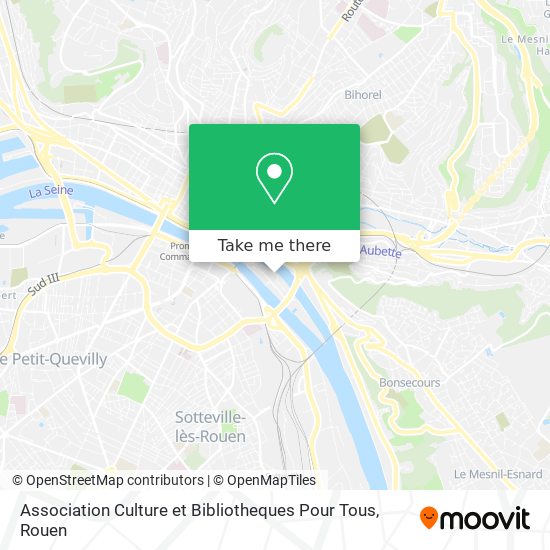 Mapa Association Culture et Bibliotheques Pour Tous