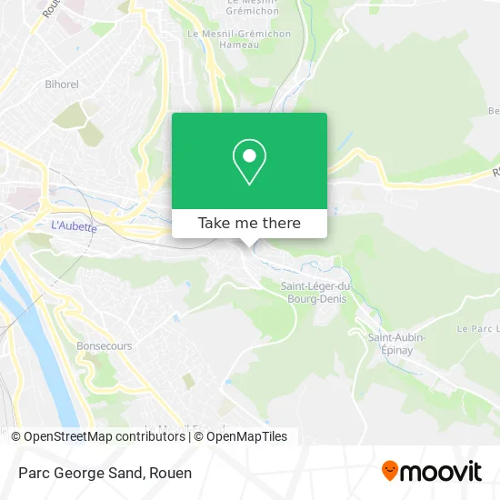 Mapa Parc George Sand