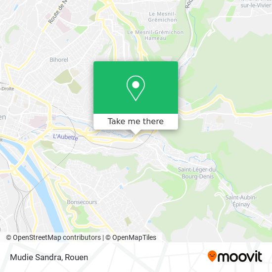 Mudie Sandra map