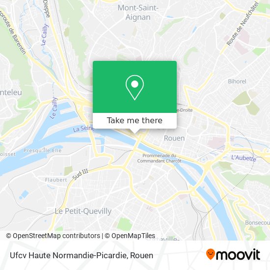 Ufcv Haute Normandie-Picardie map