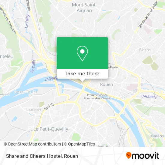 Share and Cheers Hostel map