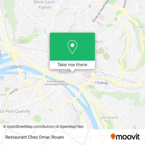 Restaurant Chez Omar map