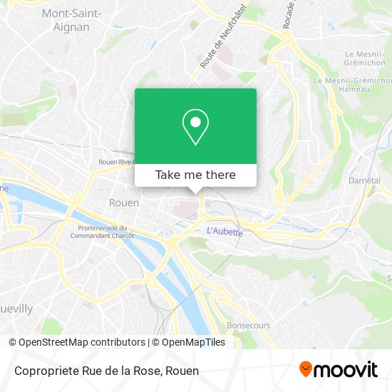 Copropriete Rue de la Rose map